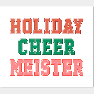 Holiday cheer meister varsity design Posters and Art